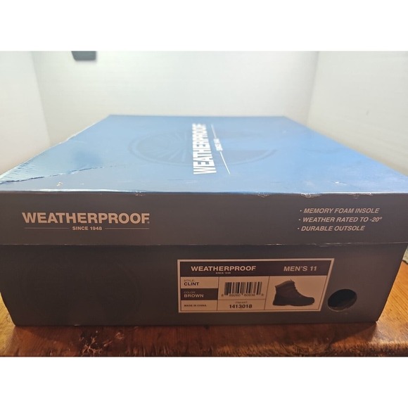Weatherproof Men\'s Boots - Black and Brown main image 4